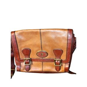 Fossil Vintage Reissue Crossbody Satchel Messenger Bag
